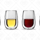 Moderna Artisan Series Double Wall Insulated Wine Glasses | $24 | Amazon